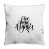 we shine together Throw Pillow