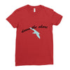 down the shore hooded Ladies Fitted T-Shirt