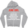 June Girl Hated By Many Zipper Hoodie