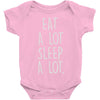 eat a lot sleep a lo Baby Onesie