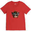 MANIAC OF SKULL V-Neck Tee