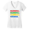 heathers girls and veronica Women's V-Neck T-Shirt