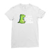 sad t rex Ladies Fitted T-Shirt