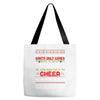 Santa Only Comes Once A Year Sister Is Always Here To Cheer Tote Bags