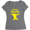 battle royale skydiving fortnite Women's Triblend Scoop T-shirt