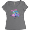 pantsuits and pistols Women's Triblend Scoop T-shirt