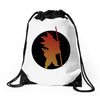 Goku Silhouette Drawstring Bags
