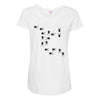 crepy crawly spiders Maternity Scoop Neck T-shirt