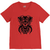 demon wolf V-Neck Tee