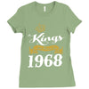 kings are born in 1968 Ladies Fitted T-Shirt