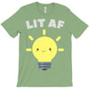 lit af kawaii light bulb T-Shirt