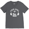 This Girl Loves Her Doxie V-Neck Tee
