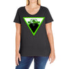 BACK TO DOWN Ladies Curvy T-Shirt