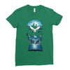 book of fantasy Ladies Fitted T-Shirt