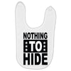 nothing to hide Baby Bibs
