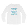 abc elemeno funny geek nerd book school teacher read spelling tee shir Long Sleeve Shirts