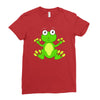 frog cute Ladies Fitted T-Shirt