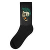 skull punk style Socks