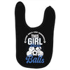 Some Girls Love Diamonds This Girl Loves Balls Baby Bibs