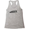 evolution of a fisherman angler mens fishing t shirt Racerback Tank