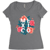 mexico Women's Triblend Scoop T-shirt