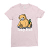 teddy beer Ladies Fitted T-Shirt