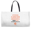 wear peach for uterine cancer Weekender Totes