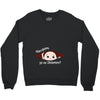 December Peeking Out Baby Boy in Spanish Crewneck Sweatshirt
