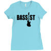 bass guitar Ladies Fitted T-Shirt