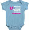 U=U Undetectable = Untransmittable Baby Onesie