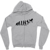 bike evolotions Zipper Hoodie