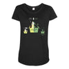 schrodinger's night Maternity Scoop Neck T-shirt