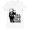 kill your television Ladies Fitted T-Shirt