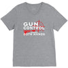 limited edition gun control V-Neck Tee