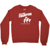 beer pong champion Crewneck Sweatshirt