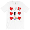 ls lesbian full heart T-Shirt