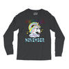 unicorns are born in november cute unicorn Long Sleeve Shirts