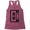 retro cassette Racerback Tank