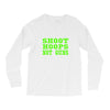 shoot hoops not guns Long Sleeve Shirts