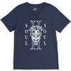soul II soul white logo V-Neck Tee