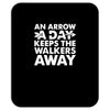 an arrow a day zombie dary Mousepad