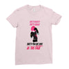 she's beauty she's grage she's punch you in the face Ladies Fitted T-Shirt