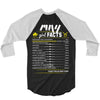 May Girl Facts Taurus 3/4 Sleeve Shirt