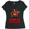 apple keeps the doctors away Women's Triblend Scoop T-shirt