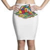 rubik's cube Pencil Skirts