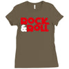 rock n roll Ladies Fitted T-Shirt