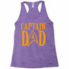 captain dad Racerback Tank