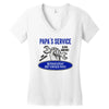 papa s service Women's V-Neck T-Shirt