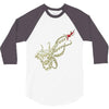 caution octopus&rsquo; may be larger than it appears 3/4 Sleeve Shirt