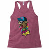 up all night cat Racerback Tank